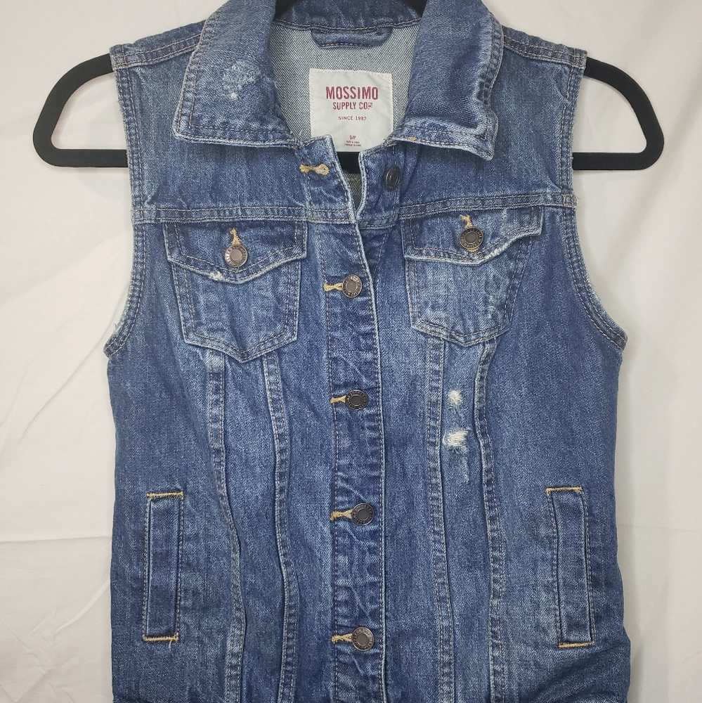 Women's Mossimo Supply Co. Denim Vest Size Small